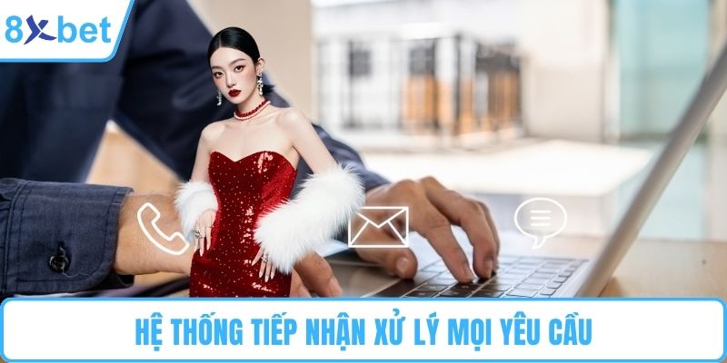 Hệ thống tiếp nhận xử lý mọi yêu cầu