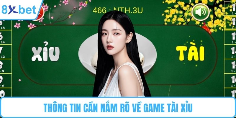 Thông tin cần nắm rõ về game tài xỉu